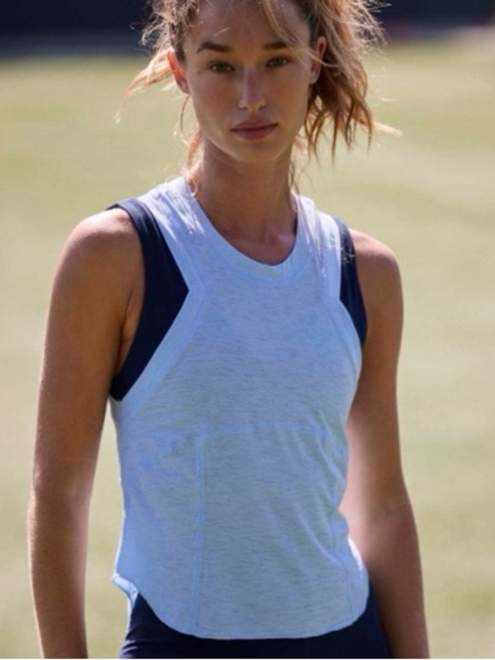 NWT Free People Movement Tank Blue - Picture 2 of 8
